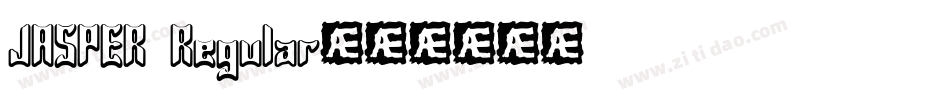 JASPER Regular字体转换